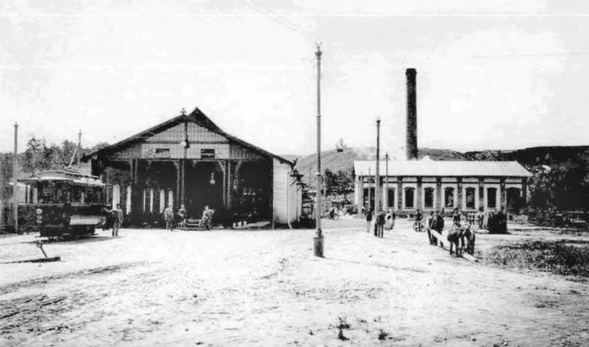 Електростанція (перша) на Сахарова (1894)